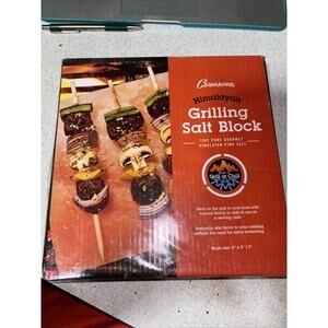 Himalayan Salt Grill Slab (8" x 8" x 1.5") Barbecue Grilling Block new 8lbs
